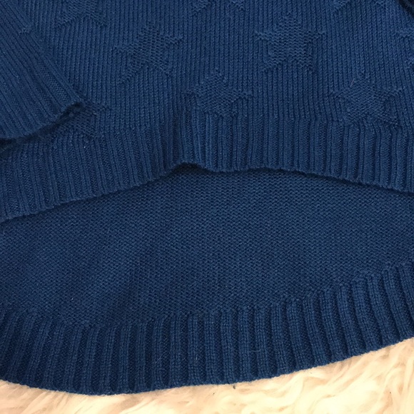 Royal blue sweater with Star designs - Picture 2 of 5